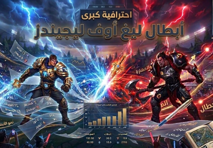 🎮 League of Legends : دراسة تحليلية لمسيرة لعبة صنعت تاريخ الألعاب التنافسية