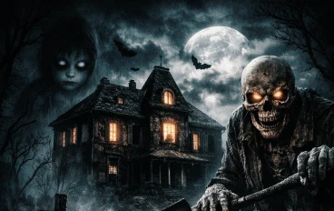 البيت المسكون والروح اللي مبترحمش .... قصه 