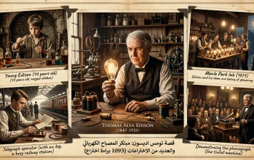 قصة توماس إديسون: الفشل الذي صنع أعظم مخترع في التاريخ