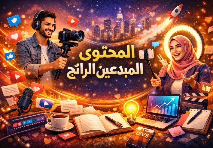 المحتوى الرائج: كيف تصبح صانع محتوى ناجح وتتصدر الترند؟ 🔥