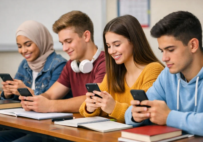 الآثار السلبية لوسائل التواصل الاجتماعي على الطلاب: دراسة نفسية وأكاديمية