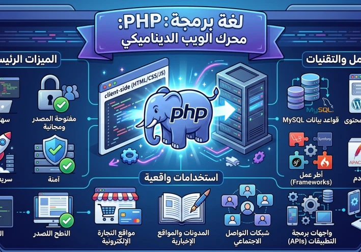 لغة PHP ودورها في تطوير تطبيقات الويب الحديثة