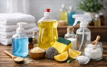 طريقة عمل الصابون السائل والمنظفات في المنزل (دليل شامل 2026)