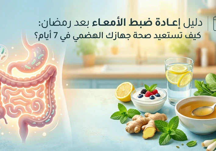 دليل اعاده ضبط الأمعاء بعد رمضان ٢٠٢٦