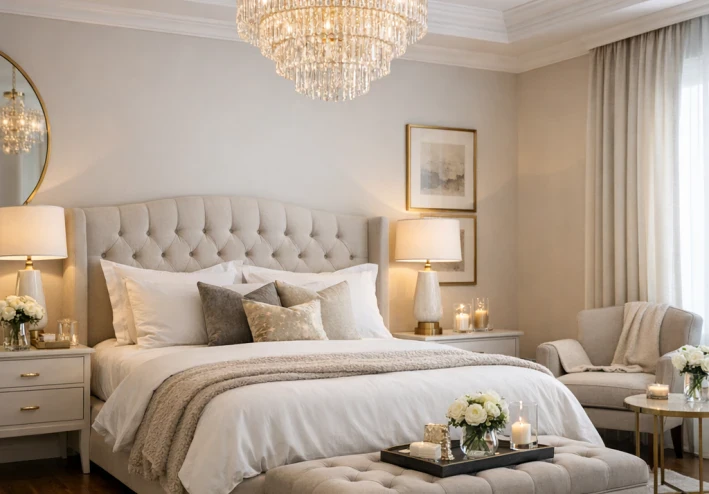 A Beautiful and Elegant Bedroom Idea That Captures Attention