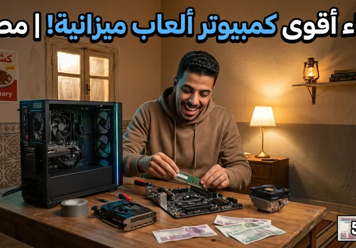ازاي تبني جهاز كمبيوتر جيمنج بميزانية قليلة في مصر 2026 (دليل عملي للمبتدئين)