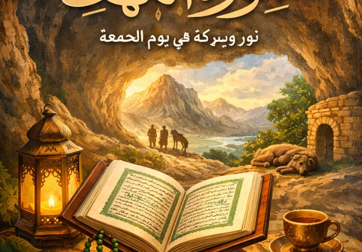 فضل قراءة سورة الكهف يوم الجمعة ونورها العظيم