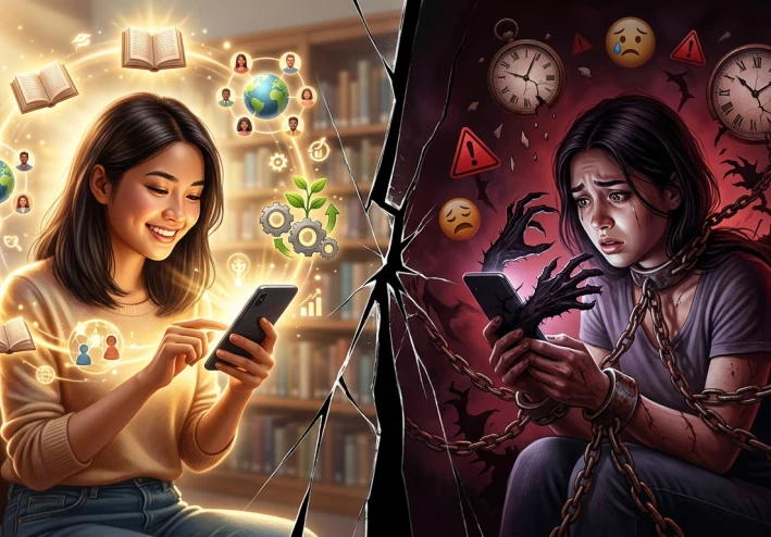 فخ الشاشات الزجاجية: كيف تنجو بروحك وعقلك في عصر التواصل الاجتماعي؟ 🔥📱