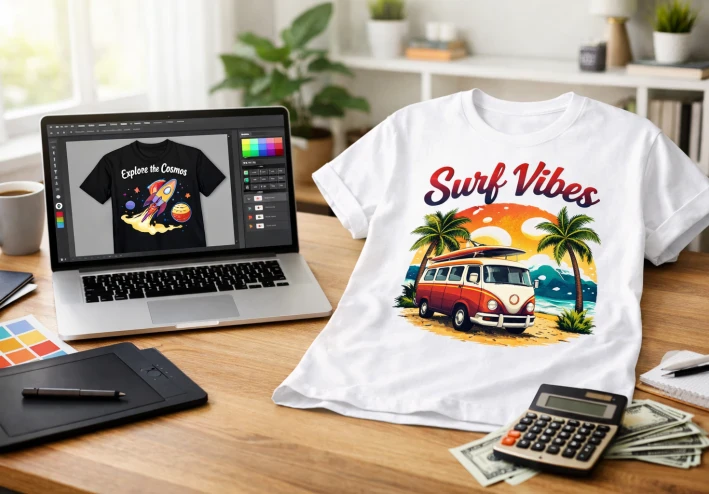 الربح من تصميم التيشرتات: الدليل الشامل لبدء مشروع ناجح بدون رأس مال (2026)