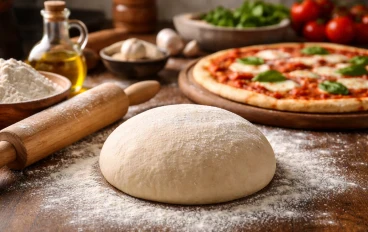 طريقة عمل عجينة البيتزا في المنزل بخطوات سهلة ونتيجة مثل المطاعم
