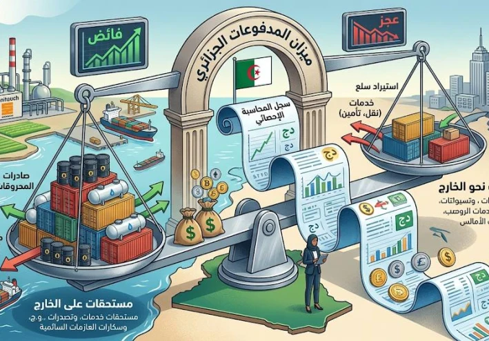 ميزان المدفوعات و تحليل حالته في الجزائر