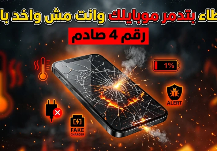 🔥 أخطاء بتدمر موبايلك وانت مش واخد بالك (رقم 4 صادم!)