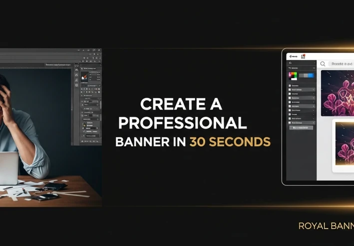 أفضل موقع لإنشاء بنر احترافي مجانًا خلال 30 ثانية (بدون فوتوشوب)