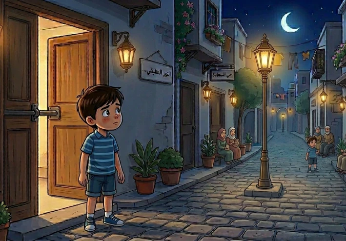 🌙 مصباح الشارع الأخير 💡