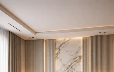 Modern Bedroom Design with Professional Wall Decor That Attracts Visitors