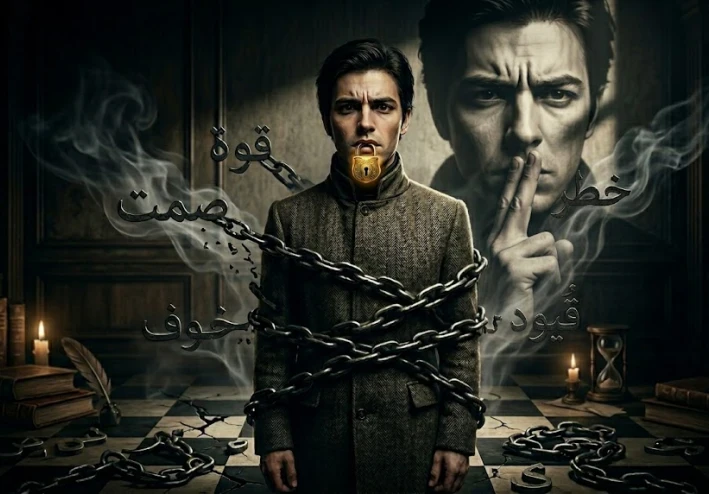 حين يتحول لسانك إلى عدوك: فن الصمت والتواصل الاستراتيجي في عالم لا ينسى الكلمات