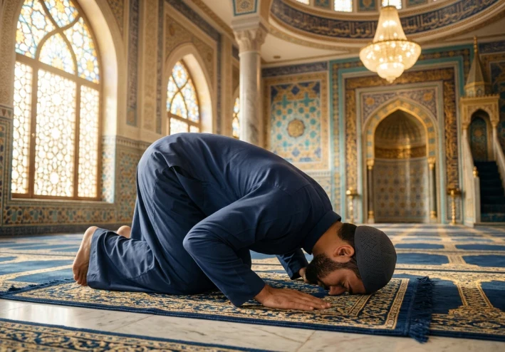 "تعلم الصلاة الصحيحة كما صلاها النبي ﷺ: الأركان والشروط والسنن".