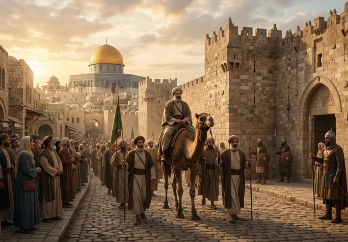 "فتح فلسطين: حين كتب الإيمان تاريخًا لا يُنسى"