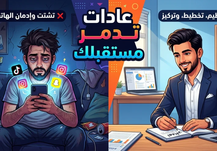 أشياء بسيطة تفعلها يوميًا تدمر مستقبلك دون أن تشعر (تجنبها قبل فوات الأوان)