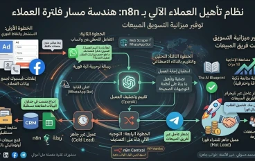 كيف تضاعف مبيعاتك وتوفر وقت فريقك؟ أتمتة تأهيل العملاء (Lead Qualification) بـ n8n