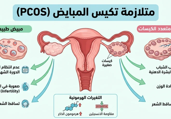 🩺تكيس المبايض صامت لكنه مؤثر - دليل شامل لفهم الحالة والتعامل معها