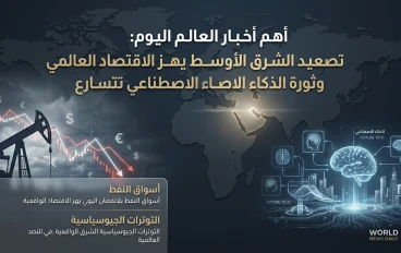 هم أخبار العالم اليوم: تصعيد الشرق الأوسط يهز الاقتصاد العالمي وثورة الذكاء الاصطناعي تتسارع