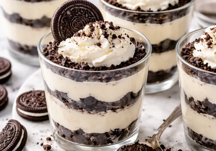 طريقة عمل مهلبية الأوريو في البيت | وصفة سهلة وسريعة بطعم لا يقاوم