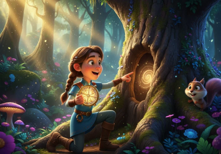 سر الصندوق الغامض في الغابة