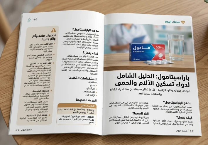 الباراسيتامول: دليل شامل للاستخدامات، الجرعات، وآليات العمل