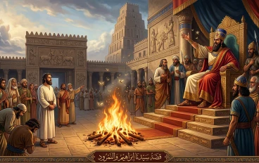  صراع الحق والباطل – قصة سيدنا إبراهيم مع النمرود 🔥👑 ✍️ نبذة مختصرة: