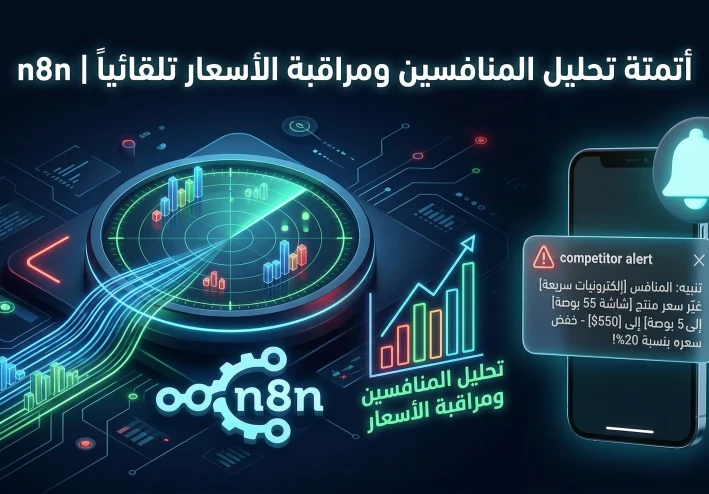 أتمتة تحليل المنافسين: كيف تراقب أسعار وعروض السوق تلقائياً بـ n8n؟