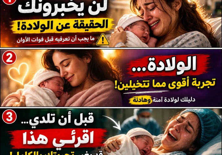 🚨 لن يخبروك بهذا عن الولادة… أسرار صادمة ستغيّر نظرتك تمامًا!