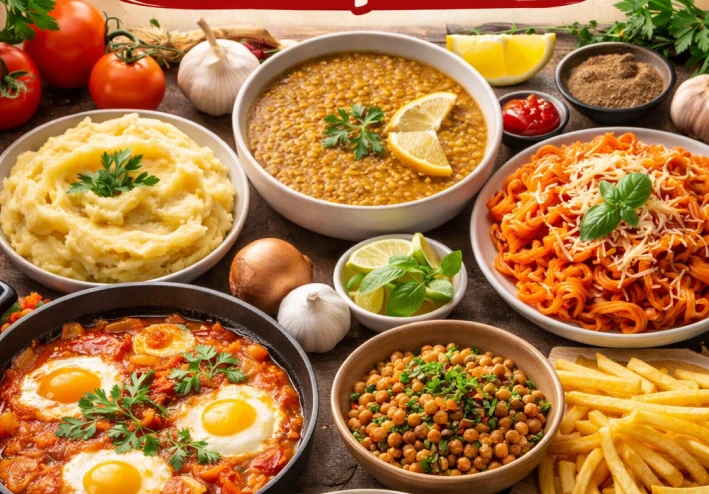 أكلات غير مكلفة بطعم تحفة – دليلك لوجبات اقتصادية ولذيذة