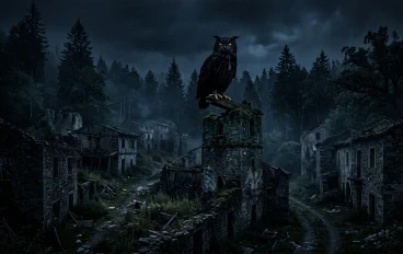 🦉 لعنة البومة السوداء