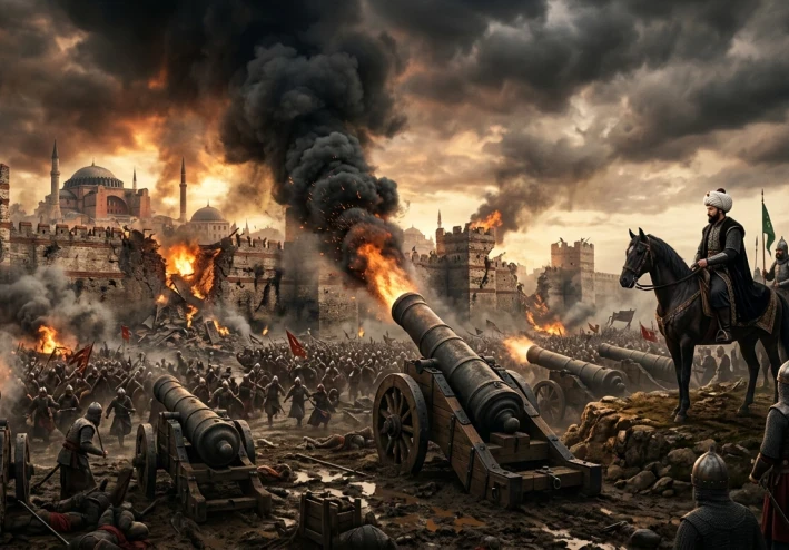 سقوط القسطنطينية: اللحظة التي غيّرت مجرى التاريخ إلى الأبد ⚔️