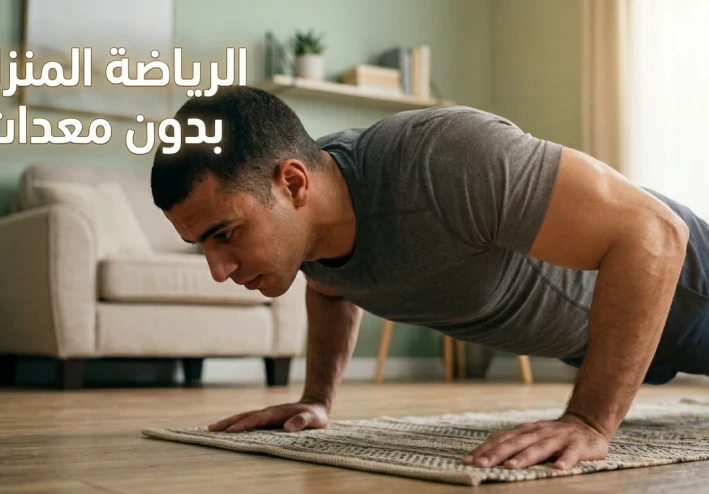 "الرياضة المنزلية بدون معدات: تمارين سهلة في البيت للحفاظ على اللياقة