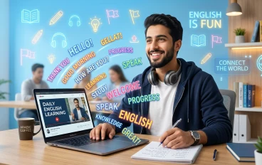 "كيف تتعلم الإنجليزية من الصفر في 2026 – دليل عملي للمبتدئين العرب"
