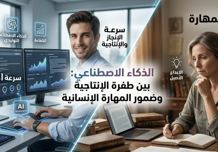 صدمة الذكاء الاصطناعي: هل نتحول إلى نسخ مكررة؟ دليل الحفاظ على تميزك الإنساني