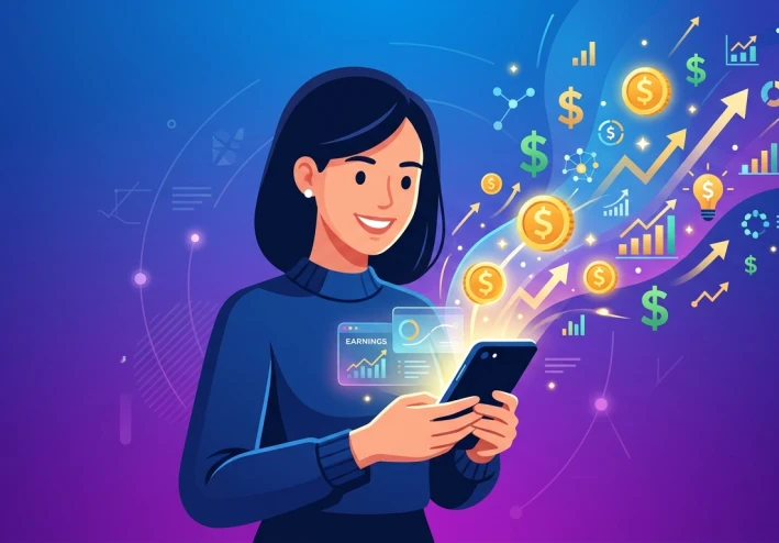 مصادر دخل إضافية يمكنك بدؤها من هاتفك فقط في 2026