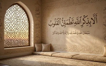 حصن الروح وسكينة القلب: في رحاب الدعاء والأذكار