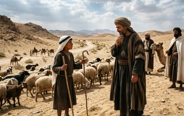 زلزال اليقين في قلب الصحراء: قصة الفاروق وراعي الأمانة