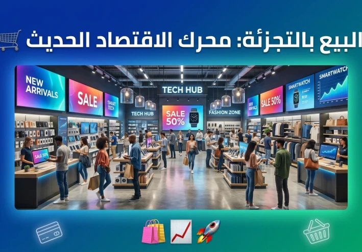 البيع بالتجزئة: محرك الاقتصاد الحديث ومستقبله الرقمي 🛒✨