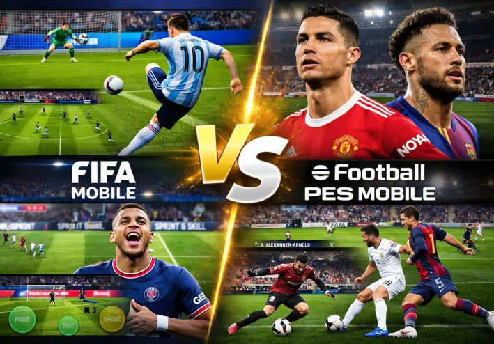 🎮 مقارنة بين فيفا وبيس للموبايل: أيهما الأفضل لعشاق كرة القدم؟