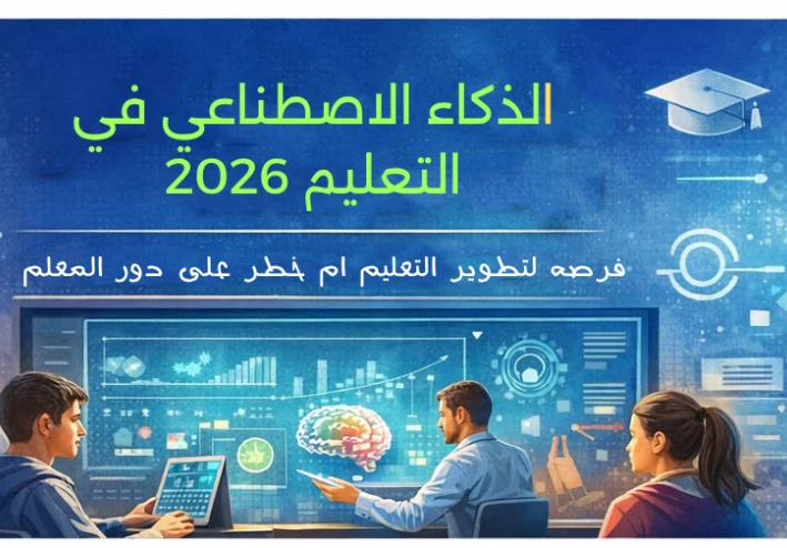 الذكاء الاصطناعي في التعليم 2026: هل هو وسيلة لتعزيز التعليم أم خطر على دور المعلم؟
