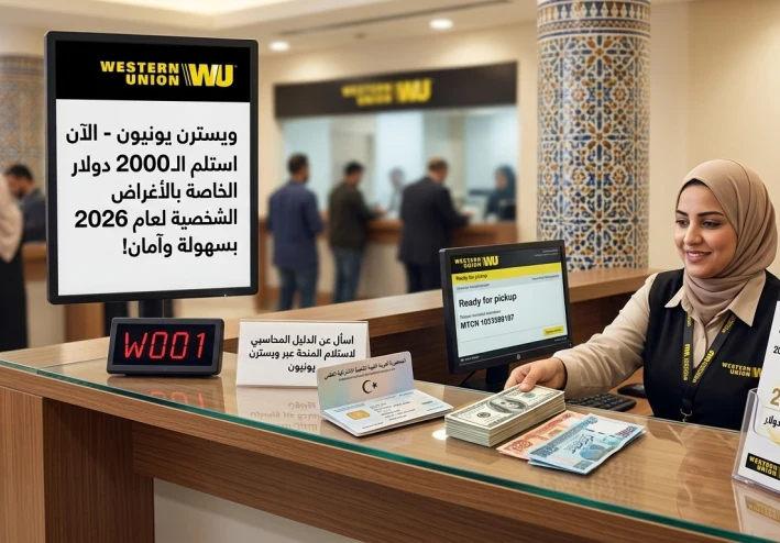 "ويسترن يونيون ومنظومة الأغراض الشخصية: دليل استلام الـ 2000 دولار"
