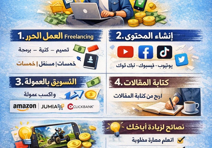 ازاي تقدر تعمل اكتر من 50$ يوميا من الانترنت