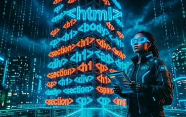 HTML: الشيفرة المصدرية التي صاغت وجه العالم الرقمي الحديث