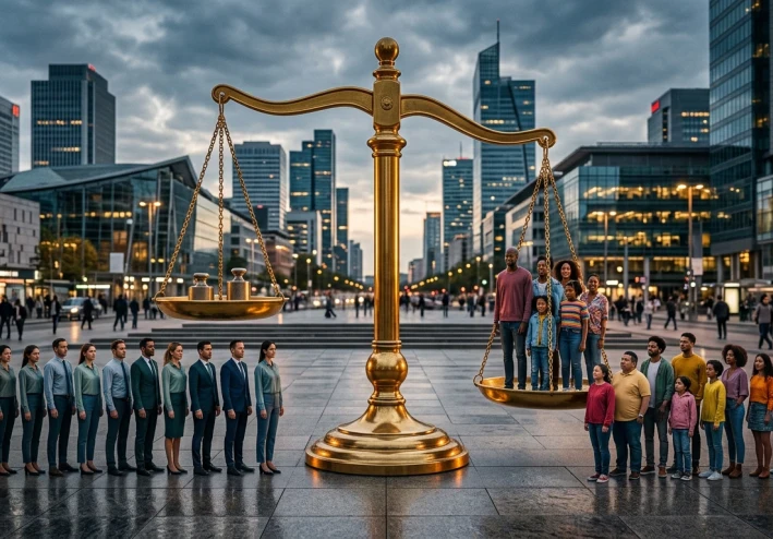العدل بين التفاوت والمساواة: حين يكون الاختلاف طريقًا للإنصاف