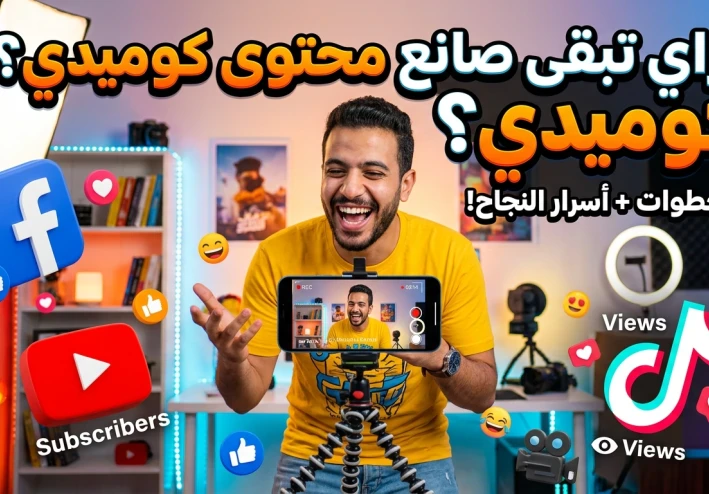 كيف تصبح صانع محتوى كوميدي ناجح على السوشيال ميديا