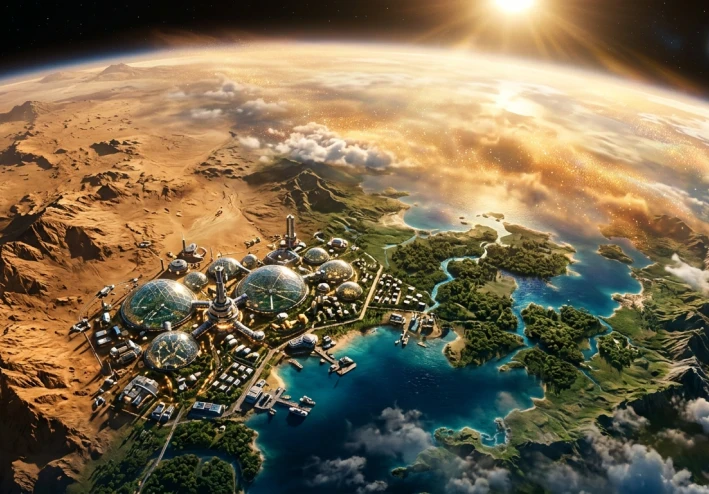 المريخ لم يعد مستحيلاً: كيف قد يحول "الغبار النانوي" الكوكب الأحمر إلى عالم قابل للحياة خلال 15 عامًا؟